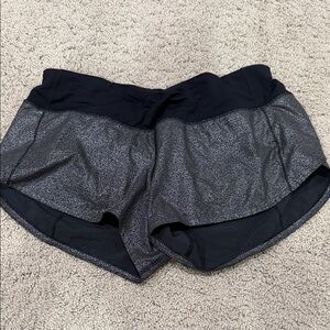 Lululemon Speed Up Short Luminosity Foil size 8